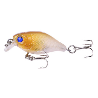 1 τεμ Crankbait Deep Diving Fishing Lure 45mm 4g Floating Wobbler Bass Perch Plastic Artificial Floating Crank Hard Baits