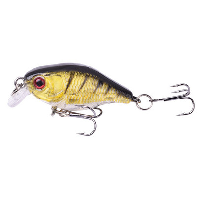 1 τεμ Crankbait Deep Diving Fishing Lure 45mm 4g Floating Wobbler Bass Perch Plastic Artificial Floating Crank Hard Baits