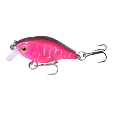 1 τεμ Crankbait Deep Diving Fishing Lure 45mm 4g Floating Wobbler Bass Perch Plastic Artificial Floating Crank Hard Baits