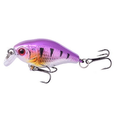 1 τεμ Crankbait Deep Diving Fishing Lure 45mm 4g Floating Wobbler Bass Perch Plastic Artificial Floating Crank Hard Baits
