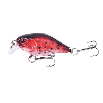 1 τεμ Crankbait Deep Diving Fishing Lure 45mm 4g Floating Wobbler Bass Perch Plastic Artificial Floating Crank Hard Baits