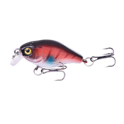 1 τεμ Crankbait Deep Diving Fishing Lure 45mm 4g Floating Wobbler Bass Perch Plastic Artificial Floating Crank Hard Baits