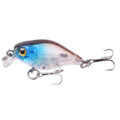 1 τεμ Crankbait Deep Diving Fishing Lure 45mm 4g Floating Wobbler Bass Perch Plastic Artificial Floating Crank Hard Baits