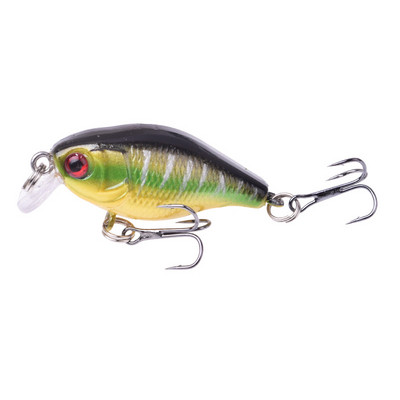 1 τεμ Crankbait Deep Diving Fishing Lure 45mm 4g Floating Wobbler Bass Perch Plastic Artificial Floating Crank Hard Baits