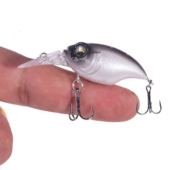 1 τεμ. Floating Crank Fishing Lures 5,8cm 6g Wobblers Tackle With Hook​s Plastic Artificial Bait for Pike Bass Crankbait Jerkbait