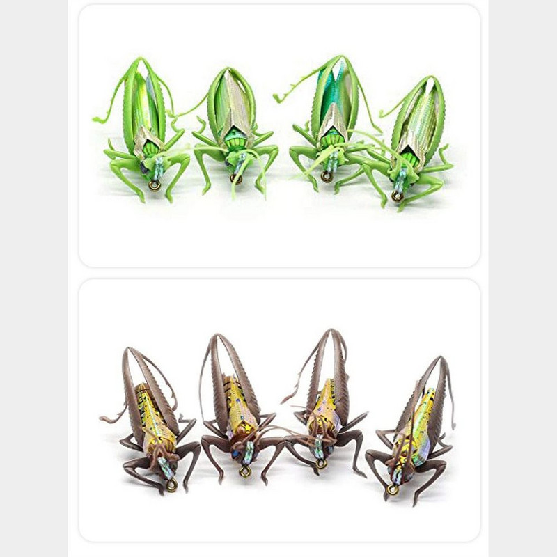 1db 2# 6# rovaros horgászcsalik úti szimuláció szöcske horgászcsali tintahal Kemény mesterséges csali basszus csali horgászfelszerelés