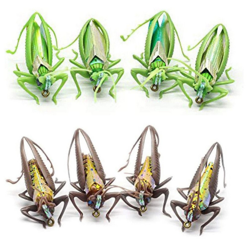 1db 2# 6# rovaros horgászcsalik úti szimuláció szöcske horgászcsali tintahal Kemény mesterséges csali basszus csali horgászfelszerelés