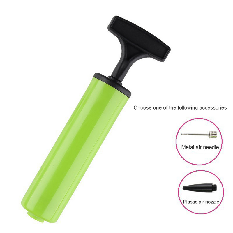 Hordozható futball foci légszivattyú úszógyűrű strandlabda felfújható kosárlabda szivattyú felfújható tűs labdapumpa