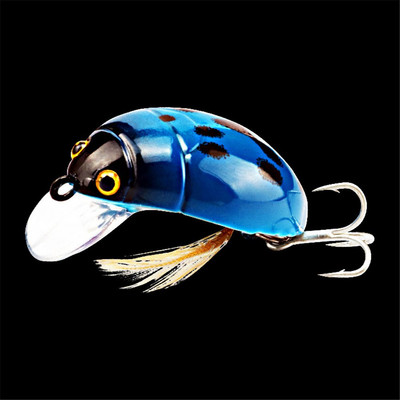 3,8cm/4,1g Fishing Bait 3D Eyes Minnow Fishing Lure Έντομο/Bug Lure Sea Beetle Crank Floating Wobblers Κυπρίνος Ψάρεμα для рыбалки