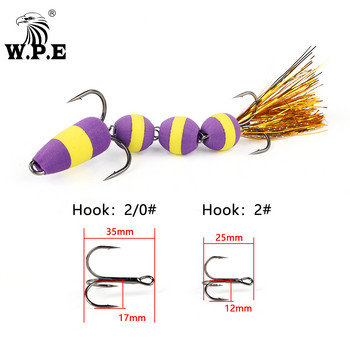 WPE Fishing Lure Μέγεθος L Πολύχρωμο Soft Fishing Lure Artificial Lure Bass Fishing Tackle Wobblers Swim Bait Pesca New MANDULA