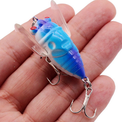1 τεμ. Bionic Cicada Hard Bait Fishing Lure 5cm/6g Προσομοίωση Minnow Fishing Wobblers Crankbait Pesca Insect Fishing Tackle