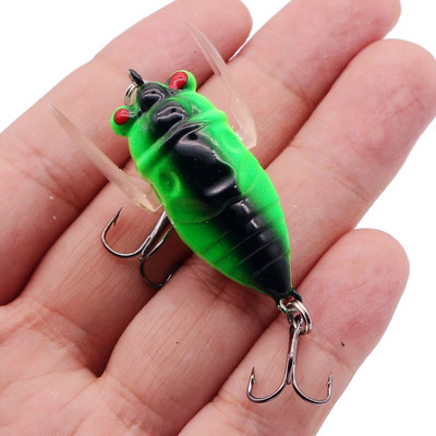 1 τεμ. Bionic Cicada Hard Bait Fishing Lure 5cm/6g Προσομοίωση Minnow Fishing Wobblers Crankbait Pesca Insect Fishing Tackle