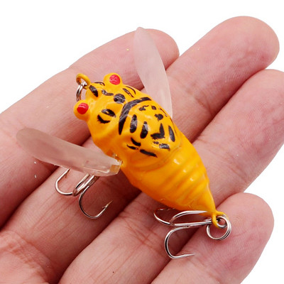 1 τεμ. Bionic Cicada Hard Bait Fishing Lure 5cm/6g Προσομοίωση Minnow Fishing Wobblers Crankbait Pesca Insect Fishing Tackle