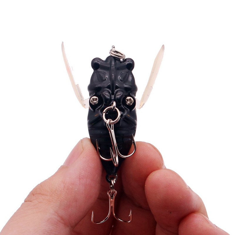 1db Bionic Cicada Hard Bait Horgászcsali 5cm/6g Szimulációs Minnow Fishing wobblerek Crankbait Pesca rovar horgászfelszerelés