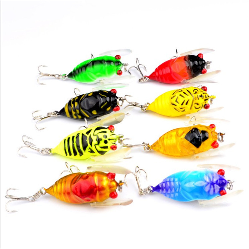 1db Bionic Cicada Hard Bait Horgászcsali 5cm/6g Szimulációs Minnow Fishing wobblerek Crankbait Pesca rovar horgászfelszerelés
