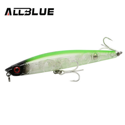 BLUX SURFER 95 Topwater Popper Ceruza 95mm Surface Walker Fishing Lure Walk The Dog mesterséges sósvízi basszus kemény csali kellék