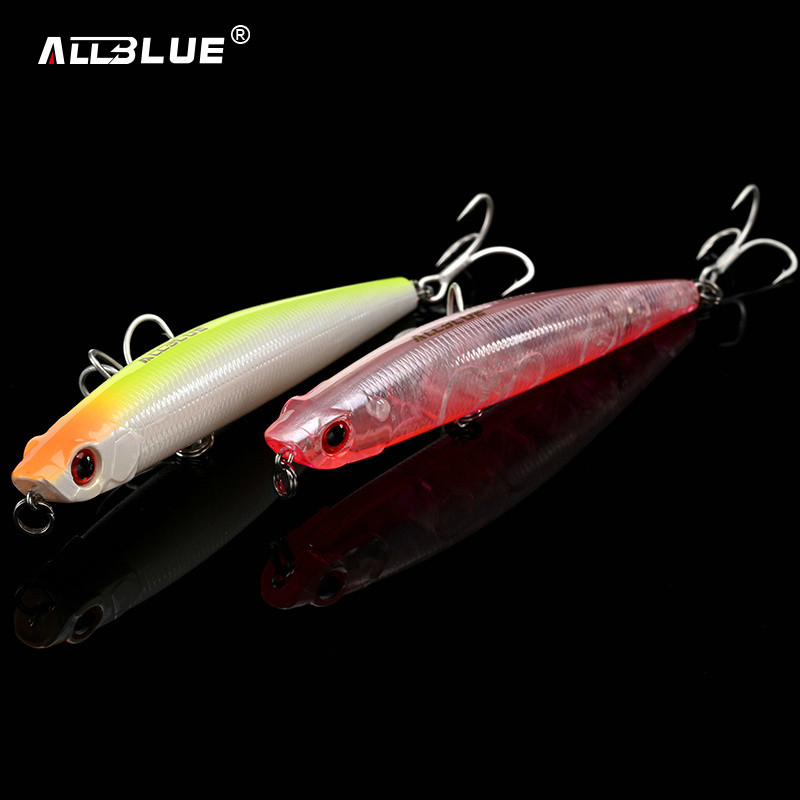 BLUX SURFER 95 Topwater Popper Ceruza 95mm Surface Walker Fishing Lure Walk The Dog mesterséges sósvízi basszus kemény csali kellék