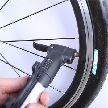 Помпа за велосипед Мини помпа от алуминиева сплав за велосипед MTB Преносима помпа за надуване с държач