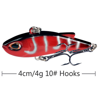 Mini Vib Süllyedő Vibrációs Crankbaits Horgászcsalik Ratlin kemény műanyag mesterséges csalik horgászfelszereléshez Téli jég csuka basszus