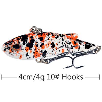 Mini Vib Süllyedő Vibrációs Crankbaits Horgászcsalik Ratlin kemény műanyag mesterséges csalik horgászfelszereléshez Téli jég csuka basszus