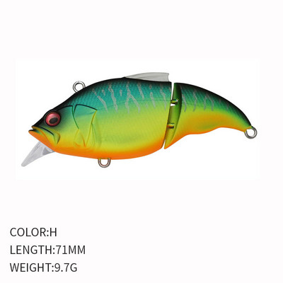 Vatalion ujuv püügilant 9,7 g 70 mm Crankbait kunstlik kõva söödaühendus VIB vibratsioonivoblerid forelli Bass Fishing swimbait