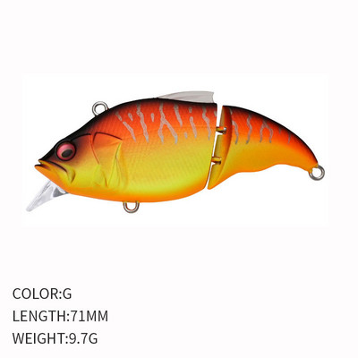 Vatalion ujuv püügilant 9,7 g 70 mm Crankbait kunstlik kõva söödaühendus VIB vibratsioonivoblerid forelli Bass Fishing swimbait