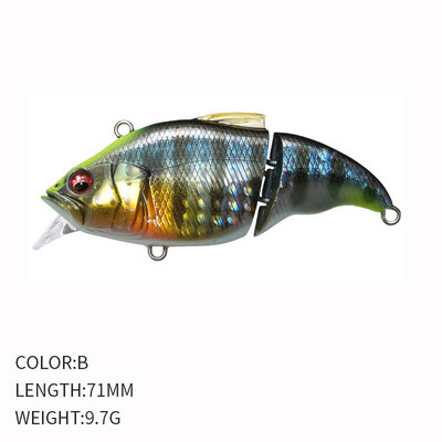 Vatalion ujuv püügilant 9,7 g 70 mm Crankbait kunstlik kõva söödaühendus VIB vibratsioonivoblerid forelli Bass Fishing swimbait