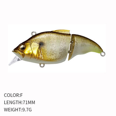 Vatalion ujuv püügilant 9,7 g 70 mm Crankbait kunstlik kõva söödaühendus VIB vibratsioonivoblerid forelli Bass Fishing swimbait