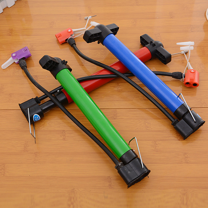 1 db Kerékpáros szivattyú felfújó kerékpáros kézi mini nagynyomású kerékpárszivattyúk léggömbpumpa futball kosárlabda kerékpár tartozékokhoz