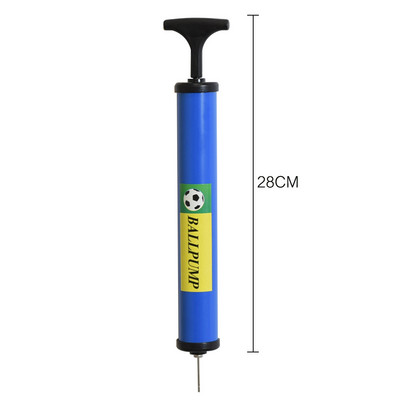 Nešiojamas futbolo futbolo oro siurblio plaukimo žiedas paplūdimio kamuolio pripučiamas krepšinio pompa pripučiama adata