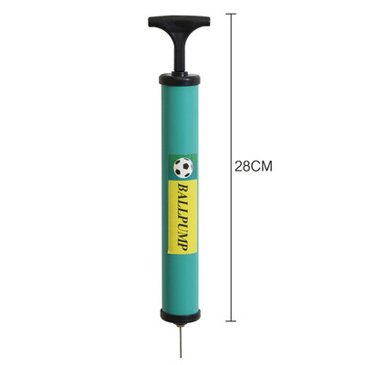 Nešiojamas futbolo futbolo oro siurblio plaukimo žiedas paplūdimio kamuolio pripučiamas krepšinio pompa pripučiama adata