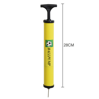 Nešiojamas futbolo futbolo oro siurblio plaukimo žiedas paplūdimio kamuolio pripučiamas krepšinio pompa pripučiama adata