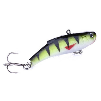 HENGJIA 1PC Soft Wobbler Lead Jig head Leurre Souple 7cm/17g Head VIB Fishing Lures Shape Hard Bait Pesca Fishing Tackle