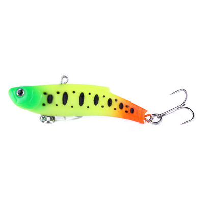 HENGJIA 1PC Soft Wobbler Lead Jig head Leurre Souple 7cm/17g Head VIB Fishing Lures Shape Hard Bait Pesca Fishing Tackle