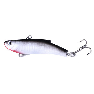 HENGJIA 1PC Soft Wobbler Lead Jig head Leurre Souple 7cm/17g Head VIB Fishing Lures Shape Hard Bait Pesca Fishing Tackle