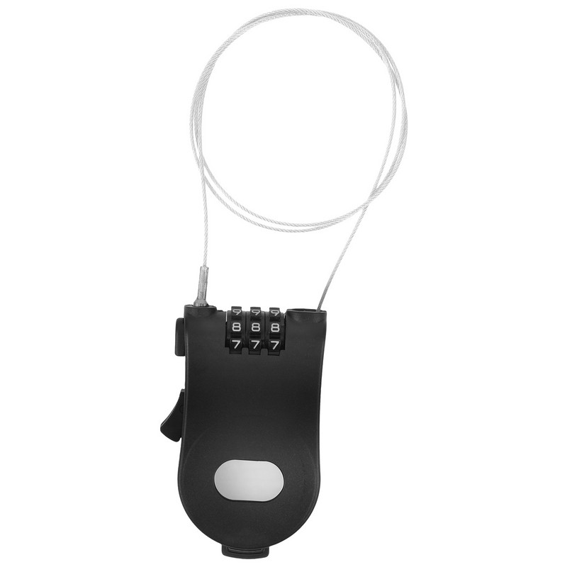 Snowboard biztonsági zár Sídeszka Lopásgátló Zár Robogó Bike Jelszó Zárak Behúzható acélhuzal biztonsági zárak