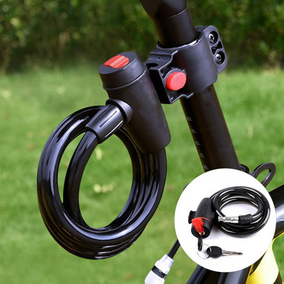 1 Σετ Excellent Bicycle Lock Ανθεκτική κλειδαριά μοτοσικλέτας Ευρέως εφαρμόσιμη αντιπαραμορφωτική κλειδαριά ασφαλείας ποδηλάτου οχήματος