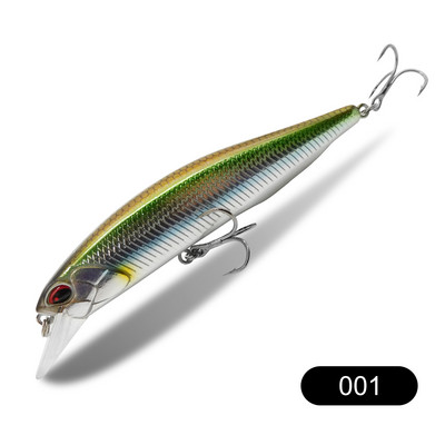 ESFISHING Hot μοντέλο Fishing Bait 4" 16g Βάθος 0,8-1,5m Sparrow Suspend Minnow Colors for Choose Hard Lure Tackle Sharp Hooks