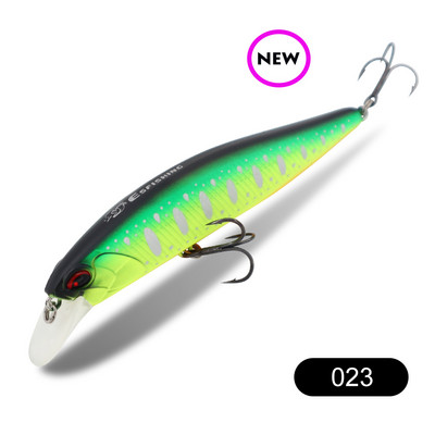 ESFISHING Hot μοντέλο Fishing Bait 4" 16g Βάθος 0,8-1,5m Sparrow Suspend Minnow Colors for Choose Hard Lure Tackle Sharp Hooks