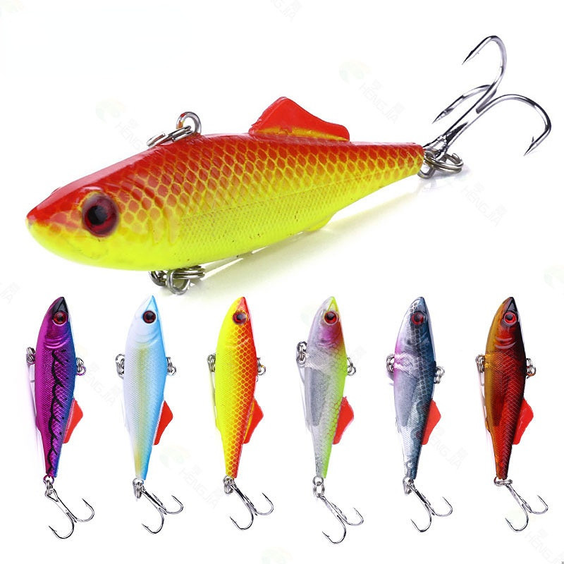 1db Horgászcsali Winter VIB Spoon Bait 70mm 16.5g Hard Crankbait Wobbler Isca Artificial Peche Salmo horgászathoz