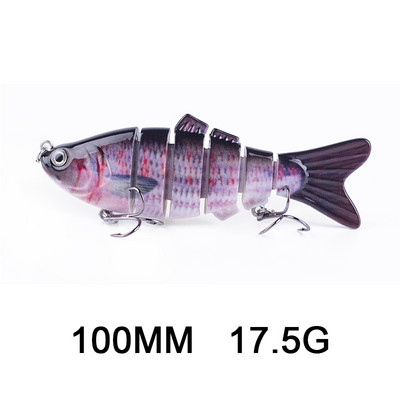 Hanlin 5/6/7/8/10cm Mini Multi Jointed Swimbait Fishing Lure Flexible Fish Bait Bionic Crankbait Sinking Pesca Pike Bass Tackle