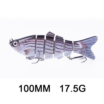 Hanlin 5/6/7/8/10cm Mini Multi Jointed Swimbait Fishing Lure Flexible Fish Bait Bionic Crankbait Sinking Pesca Pike Bass Tackle