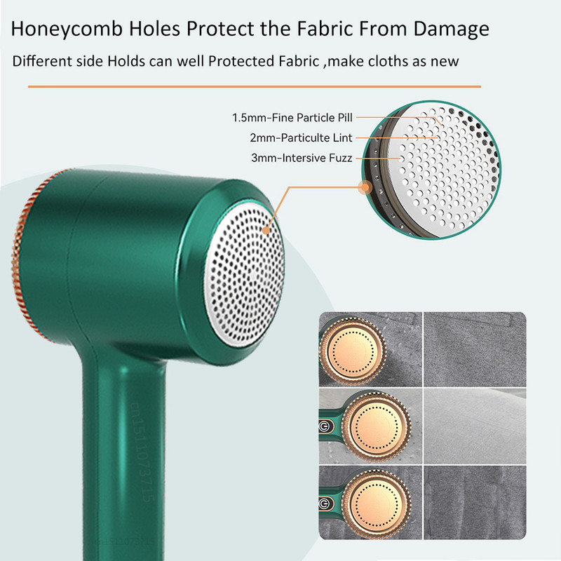 Szöszeltávolító ruházathoz Újratölthető hajlabdanyíró Fuzz Pellet Ruhák Pulóver Szövet Borotva Elektromos pihe Szöszeltávolítók