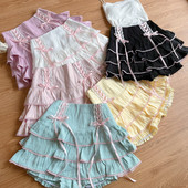 Ιαπωνικές πλισέ φούστες σε στυλ Kawaii Lolita Γυναικείες ψηλόμεσες ροζ επίδεσμοι Fairy Y2k Αισθητική φούστα Cute Faldas Mujer Moda 2023