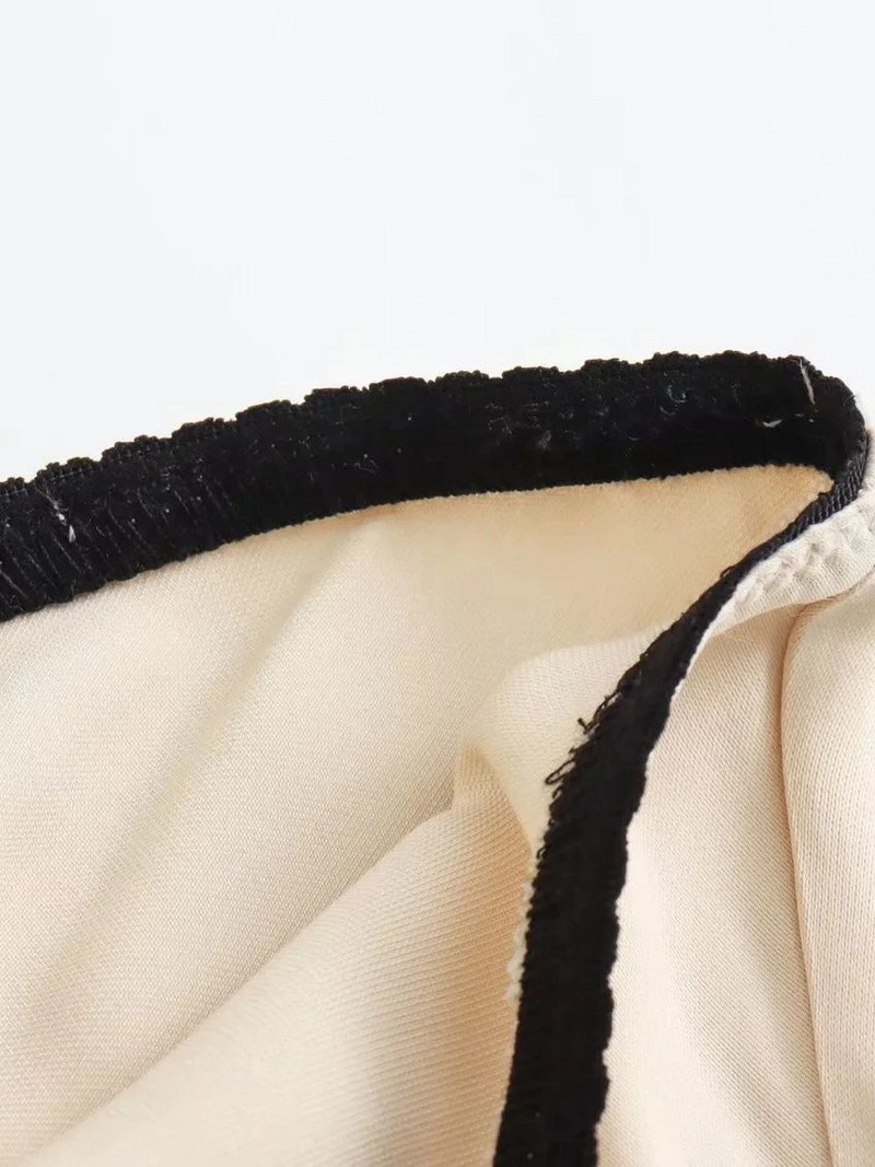 XNWMNZ 2024 női divatos szatén szoknya magas derekú midi szoknya Stílusos női High Street sokoldalú, elegáns, elegáns női szoknya