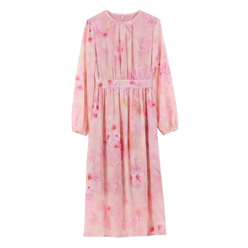 Női Vestidos 2024 tavaszi és őszi új, csúcskategóriás, finom, elegáns női ruha, divatos temperamentumú, sokoldalú női ruha