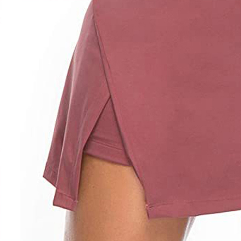 Hamis kétrészes Hakama szoknya Női tömör Active Performance Skort könnyű futó tenisz golf sport miniszoknya