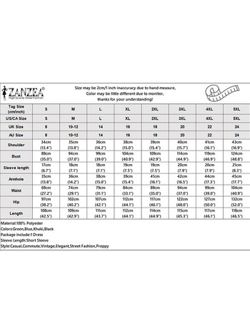 ZANZEA Γυναικείο Μίντι Γιορτινό Μόδα Φόρεμα με φλοράλ στάμπα Vintage κοντομάνικο με σκίσιμο Vestidos Casual 2024 Καλοκαιρινό μακρύ φόρεμα