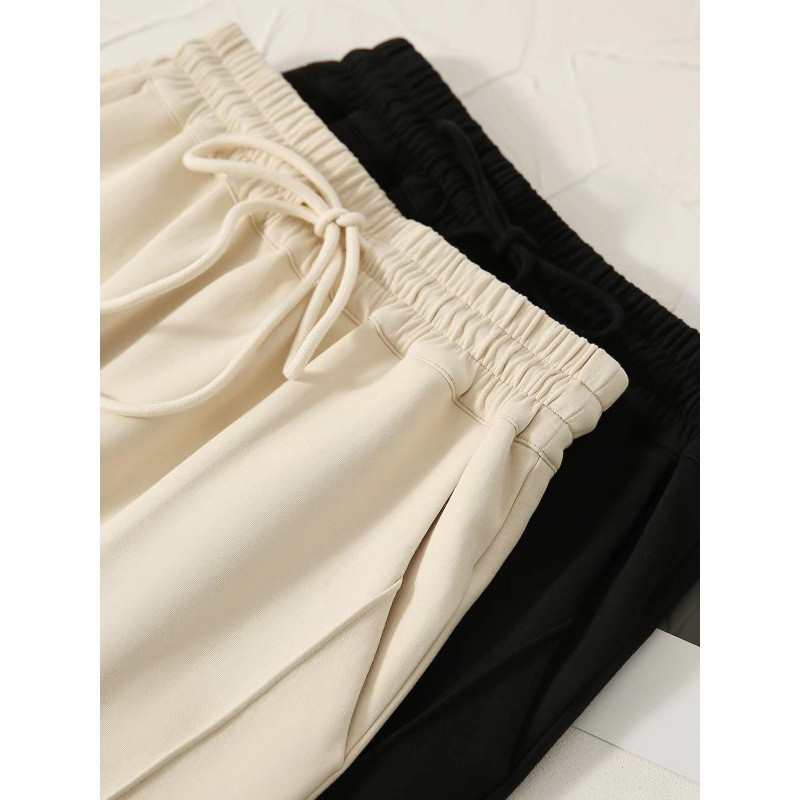 Tavaszi, nyári sport alkalmi szett Puha levegős pamut rövid ujjú felső osztott félszoknya kétrészes divatos, egyszínű női szett szoknya