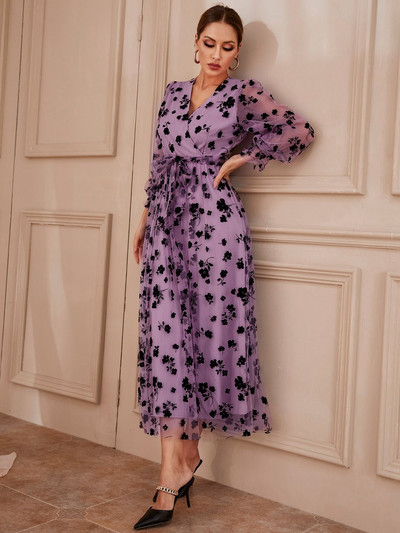 Kevadine Maroko kleit moslemi pitsiga trükitud abayad naistele Elegantsed peokleidid Dubai Türgi Kaftan Robe Femme Vestidos